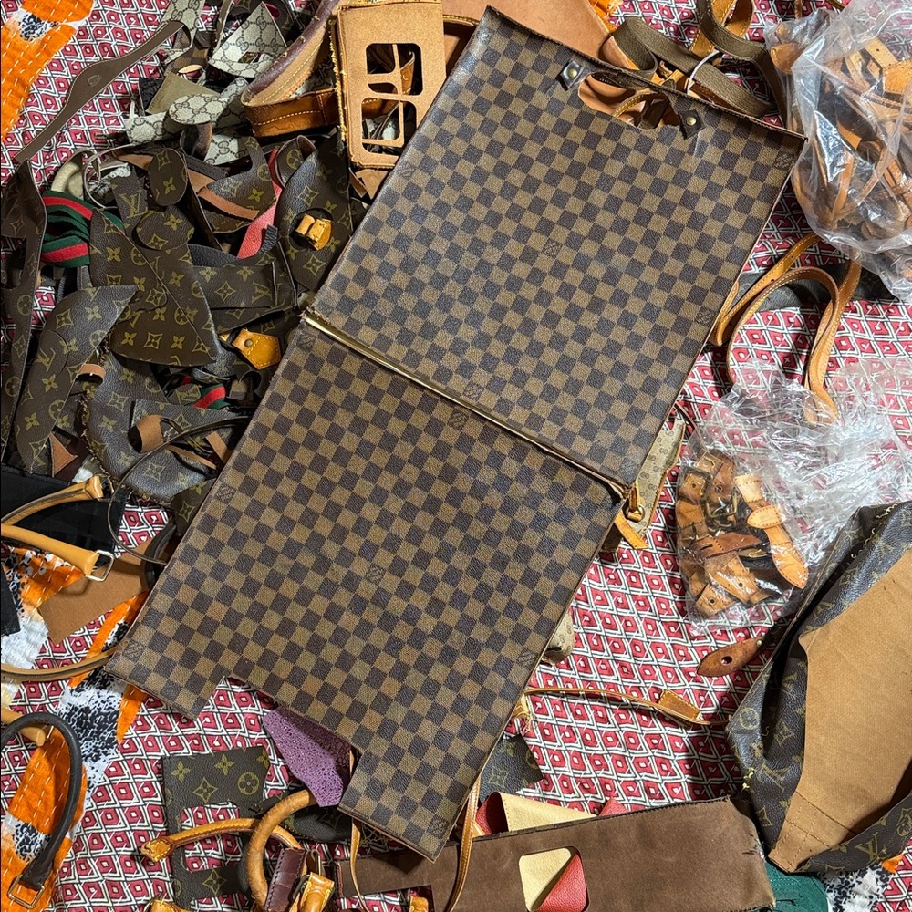 Luxury coated canvas scraps for crafting